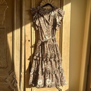 Ulla Johnson Elsie dress Amber.  Size 10.